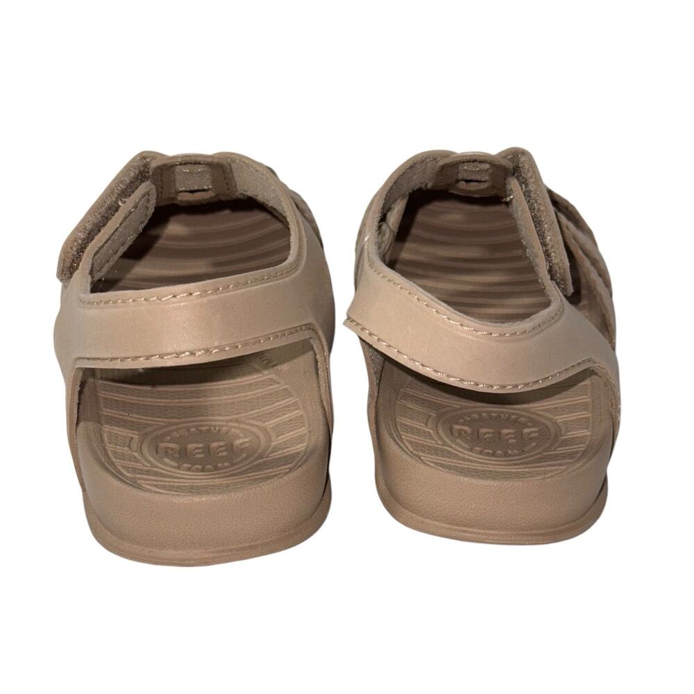 Reef Girl's Little Water Beachy Beige SZ/10 - Picture 8 of 11